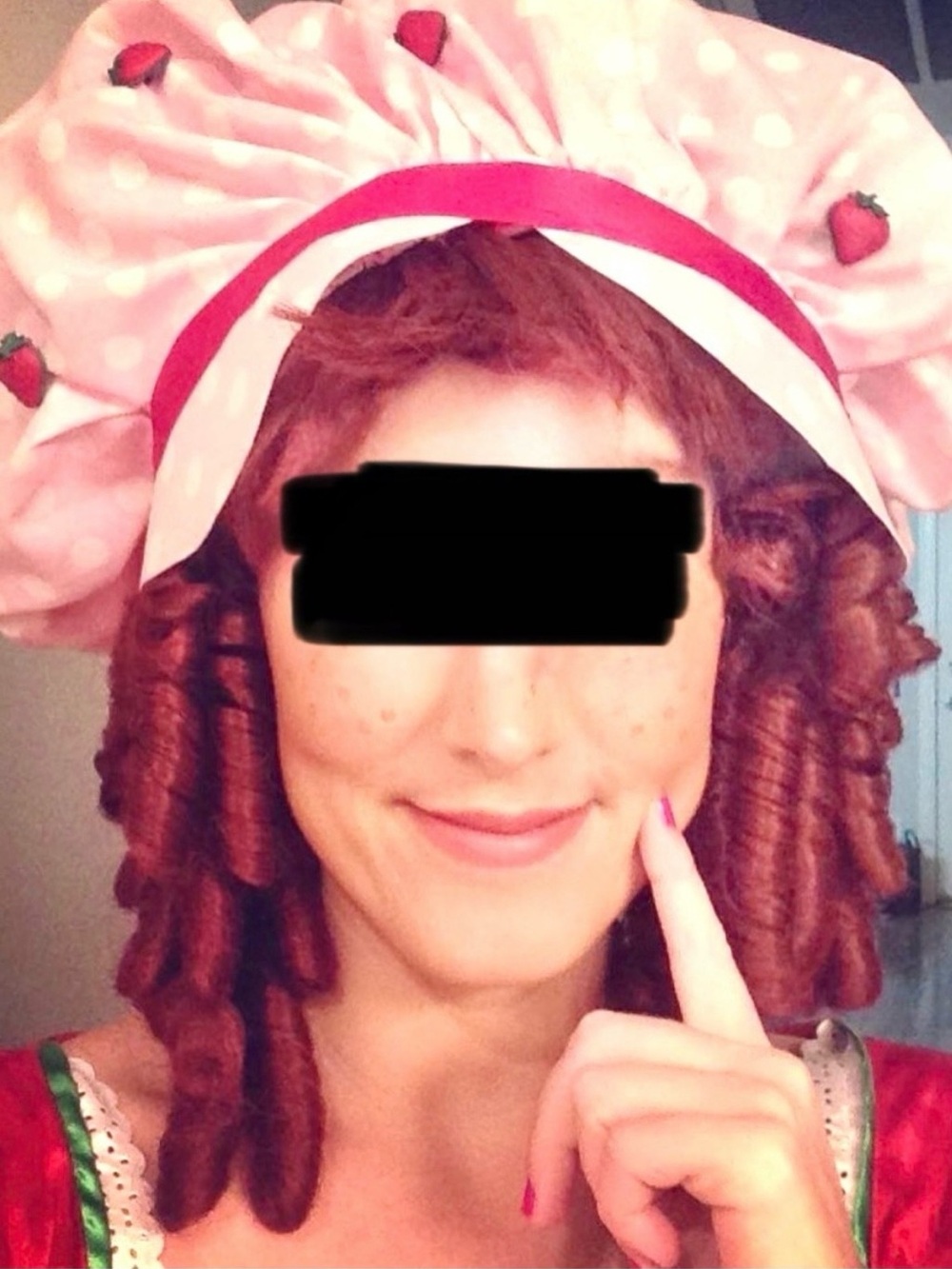 Red Curly Wig Strawberry Shortcake, Raggedy Ann, Winifred Hocus Pocus, Clown Wig